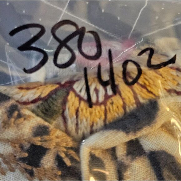 Johnny Was Linen Woman Leopard Floral Mini Dress 1X Boho Luxe Statement Embroide - Picture 13 of 13